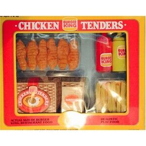 Chicken Tenders Play Set - Burger King Restaurant - Realistic Play Food